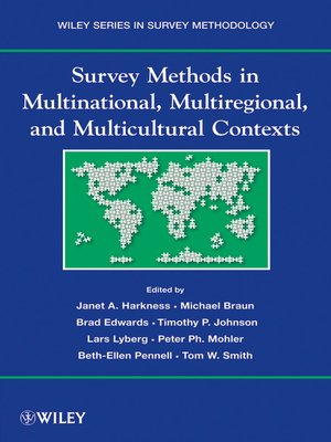 cover image of Survey Methods in Multicultural, Multinational, and Multiregional Contexts